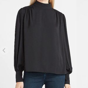 NWT Express Black Mock Neck Top